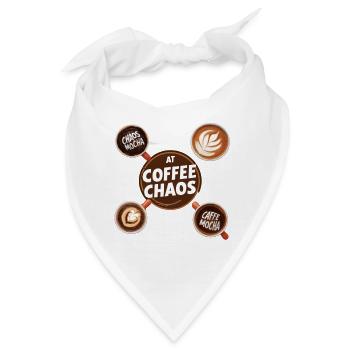KAFFEE-CHAOS - Bandana - Weiß - Vorne
