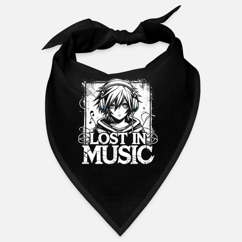 Art de l’anime et esthétique gothique pour la mode alternative Bandana