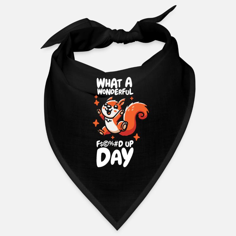 Squirrel Fucked Up Day Bandana