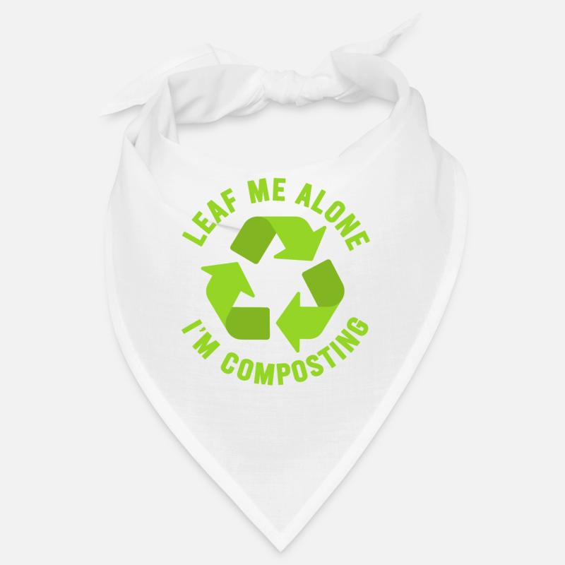 Leaf Me Alone Ich kompostiere Bandana