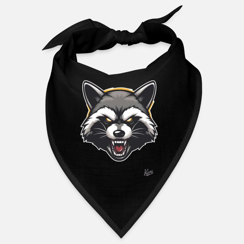 Randy Rocket: The Cheeky Raccoon Bandana