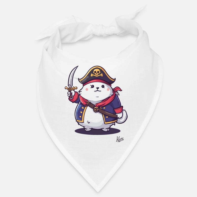 Chat pirate de compagnie moelleux Bandana