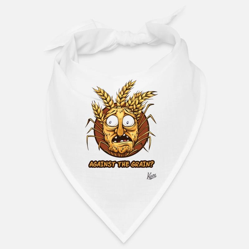 À contre-courant : Visage de grain de dessin animé Bandana