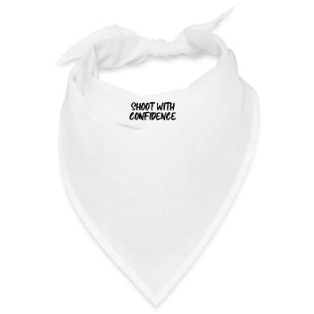 Billard - Shoot with Confidence - Bandana - Weiß - Vorne