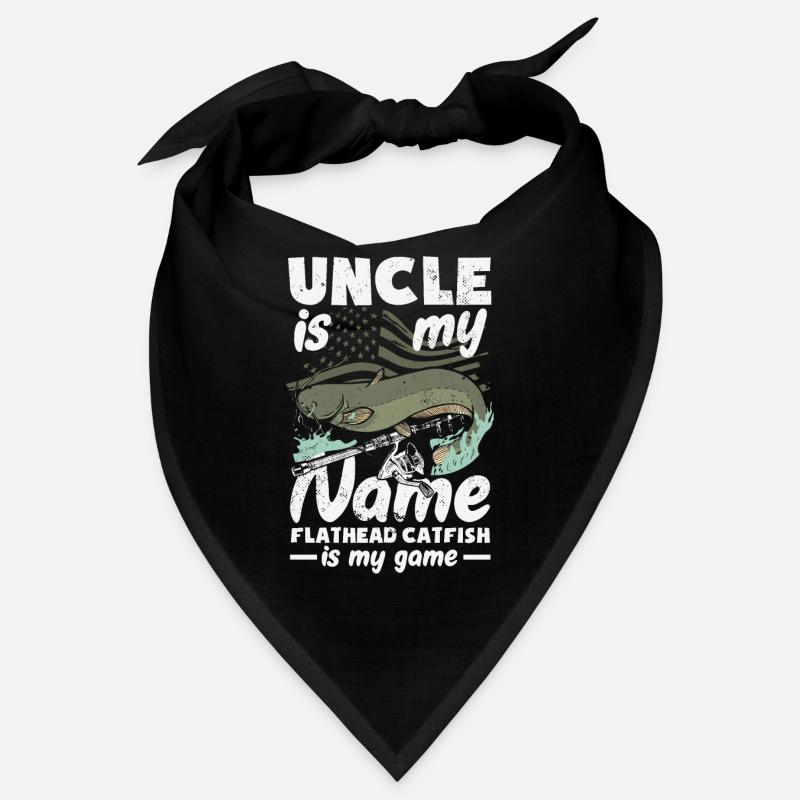 Funny catfish lover flathead fish Bandana
