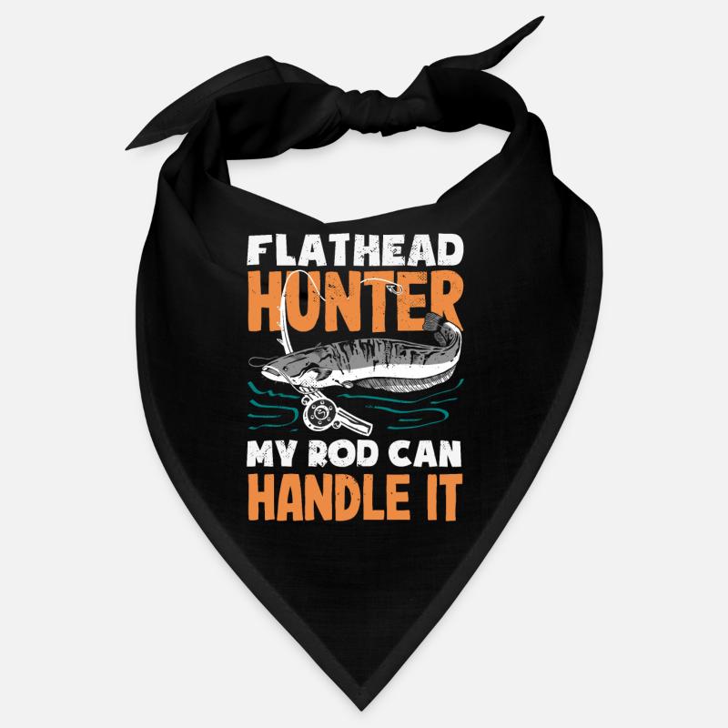 Funny catfish lover flathead fish Bandana