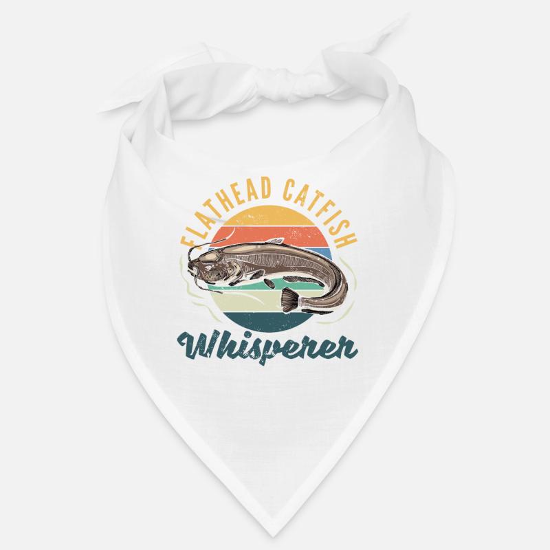 Funny catfish lover flathead fish Bandana