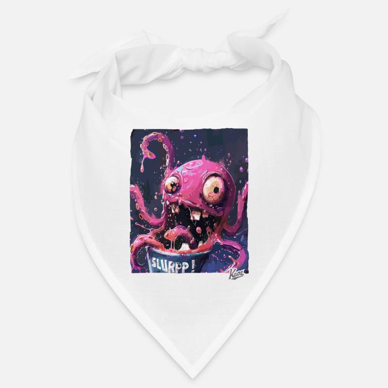 Ein Eimer voller spritziger Farben: Kraken-Schlürf Bandana