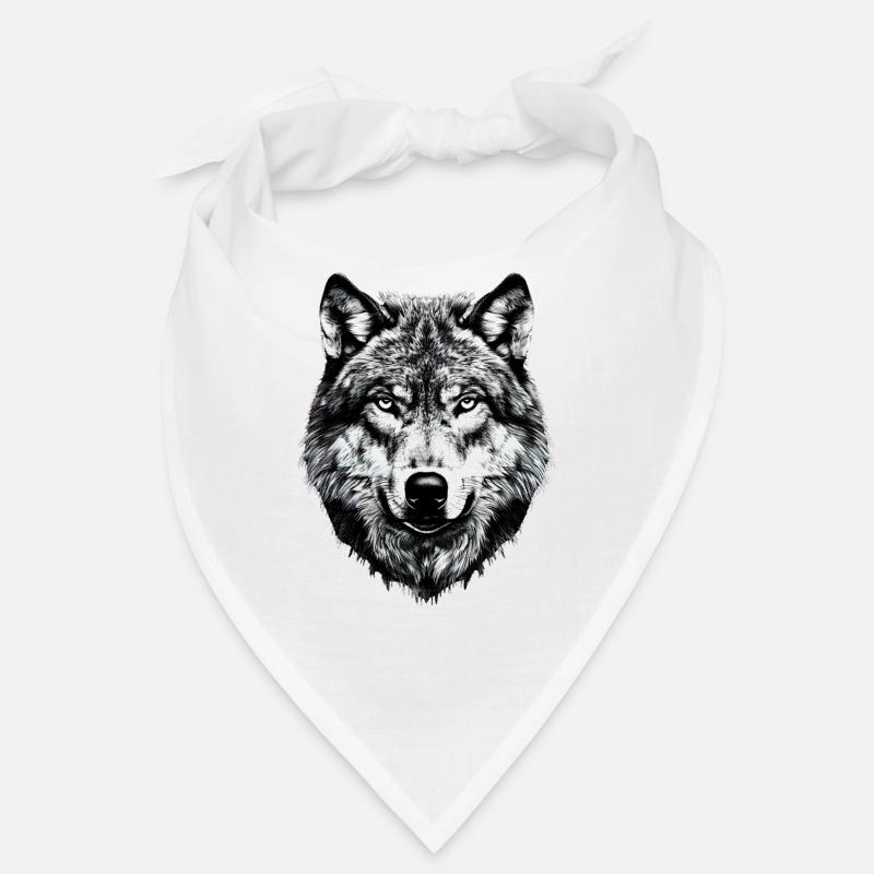 Wolf Motif Wolves Wolf Pack Gray Wolfhound Wolf Bandana