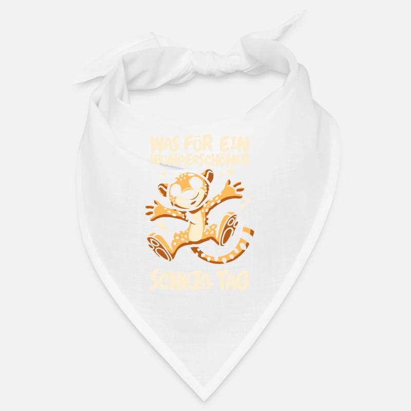 Guépard Belle journée - Bandana - blanc