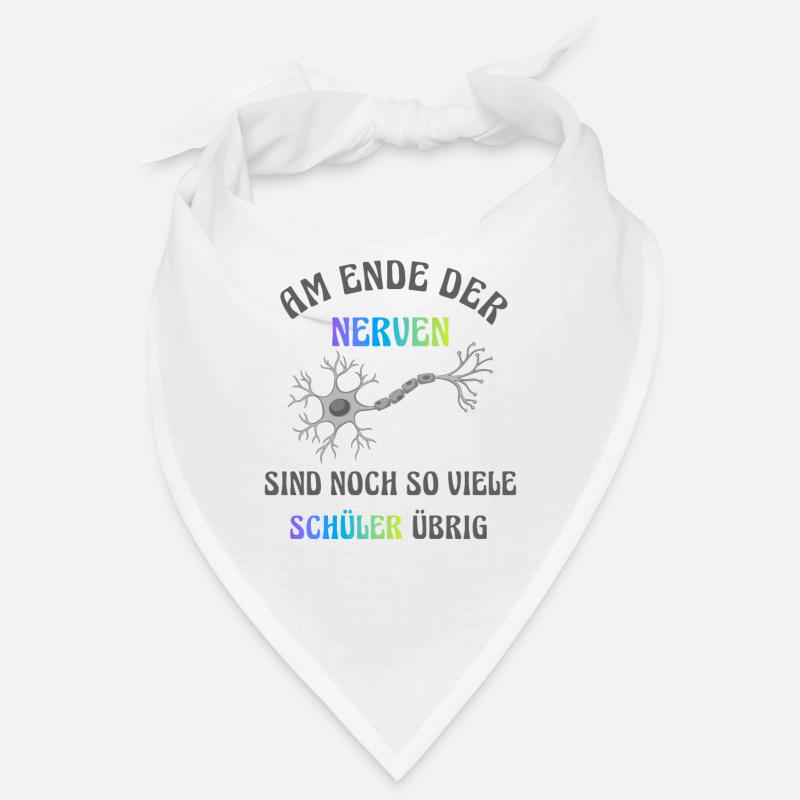 Am Ende der Nerven - Bandana - Weiß