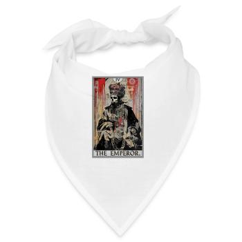 Tarotkarte The Emperor Der Herrscher - Bandana - Weiß - Vorne