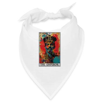 Tarotkarte The Emperor Der Herrscher - Bandana - Weiß - Vorne