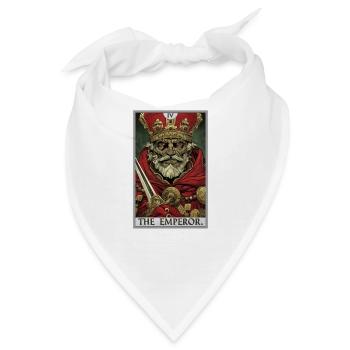 Tarotkarte The Emperor Der Herrscher - Bandana - Weiß - Vorne