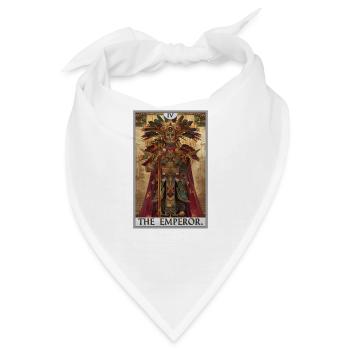 Tarotkarte The Emperor Der Herrscher - Bandana - Weiß - Vorne