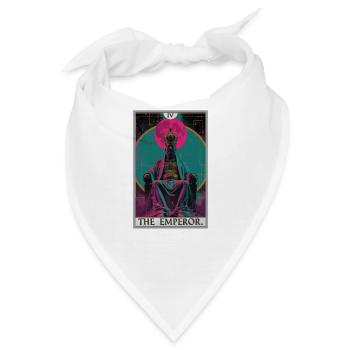 Tarotkarte The Emperor Der Herrscher - Bandana - Weiß - Vorne