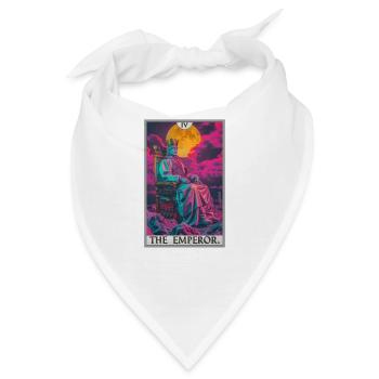 Tarotkarte The Emperor Der Herrscher - Bandana - Weiß - Vorne