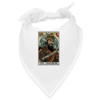 Tarotkarte The Emperor Der Herrscher - Bandana - Weiß - Vorne