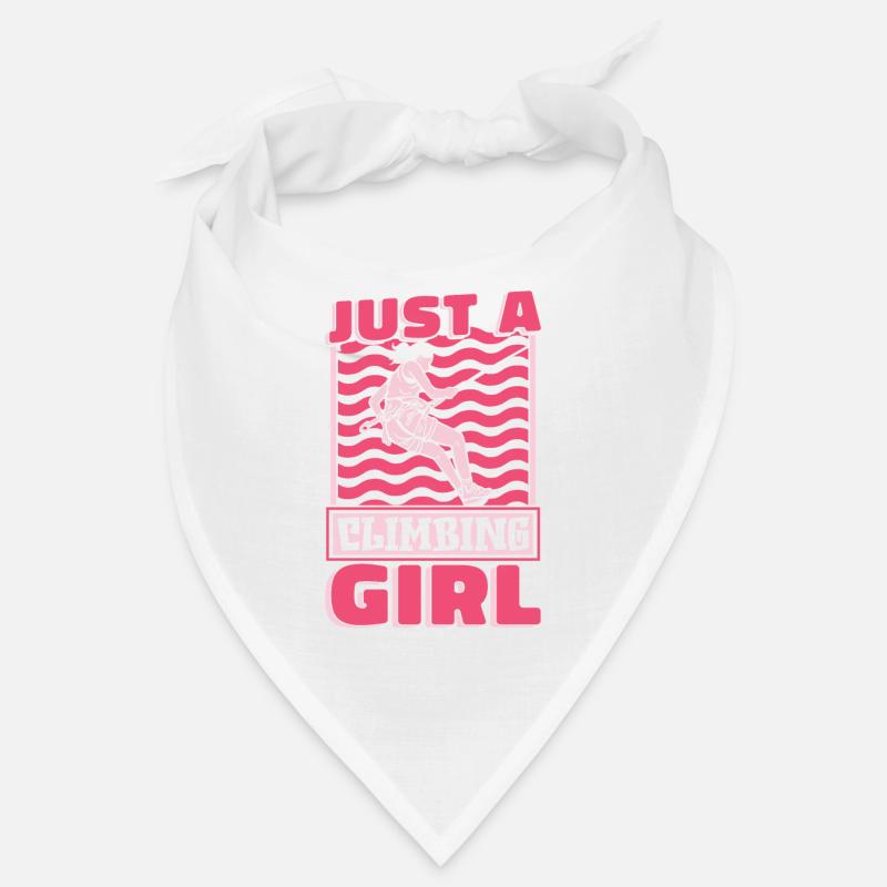 Grimpeuse d’escalade juste une grimpeuse Bandana