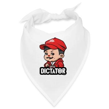 Kleiner Diktator - Bandana - Weiß - Vorne