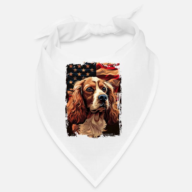 Cocker Spaniel Amérique États-Unis Bandana