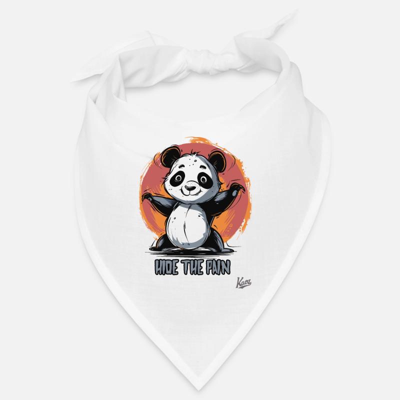 Hide the Pain : Panda Mignon Souffrant Bandana