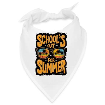 Schulreife Sommerzeit - Bandana - Weiß - Vorne