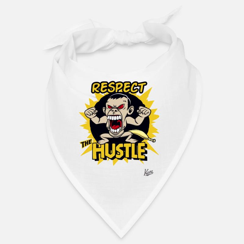wütend Affen Mann Banane, Respektiere den Hustle Bandana