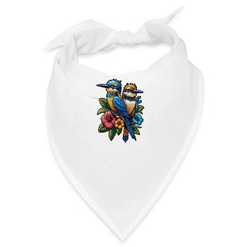 Vogelzüchter Ornithologe Vogelbeobachter - Bandana - Weiß - Vorne