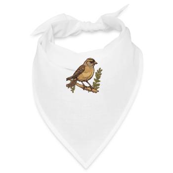 Vogelzüchter Ornithologe Vogelbeobachter - Bandana - Weiß - Vorne