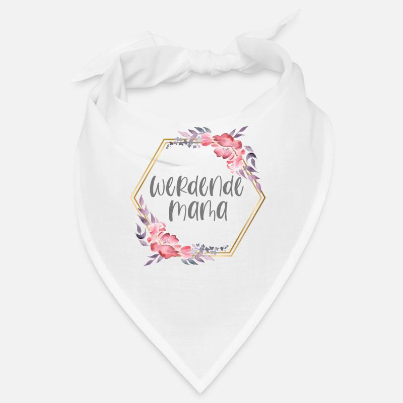 Boho Mama Schwangerschaft Geschenk - Bandana - Weiß