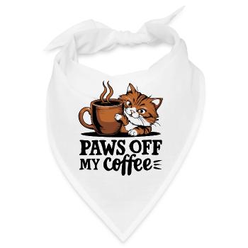 POTEN WEG VON MEINEM KAFFEE - Bandana - Weiß - Vorne