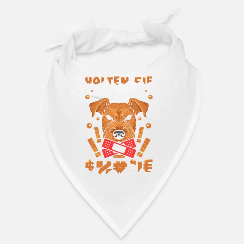 Airedale Terriers, please keep your mouth shut Bandana