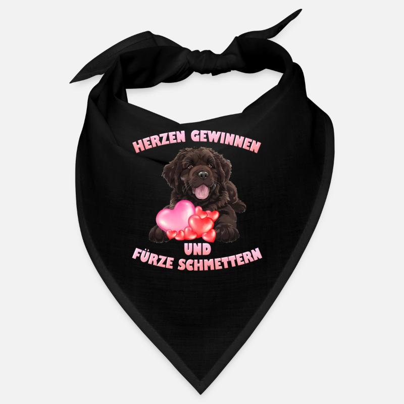 Newfie GAGNER LES CŒURS ET ÉCRASER LES PETS Bandana