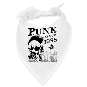 Punks Not Dead, Punk seit 1995, 29 Jahre alt und - Bandana - Weiß - Vorne