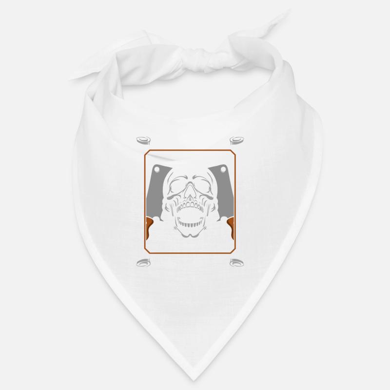 Fleischer Metzger Schlachter Schädel Bandana