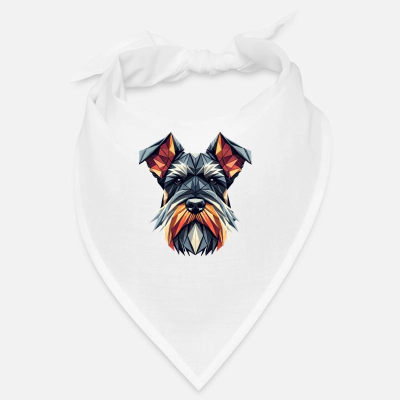 Art Géométrique Schnauzer Géant Schnauzers Bandana