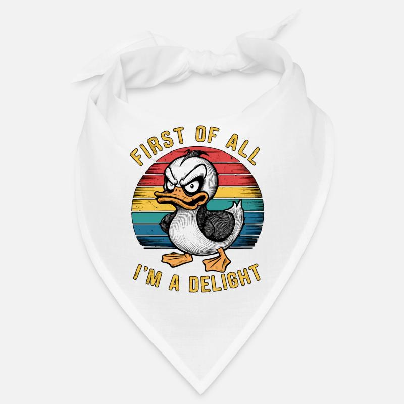 Zunächst einmal bin ich eine Freude Grimmiger Katzenhumor Bandana