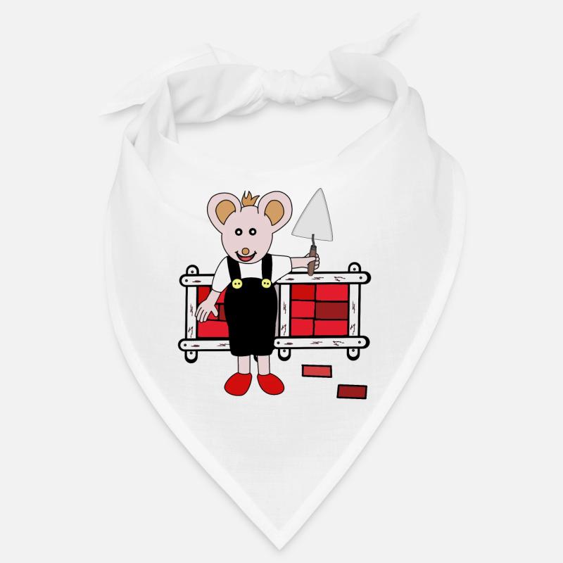 Mouse Mice Bricklayers Craftsmen Crafts Professions Bandana