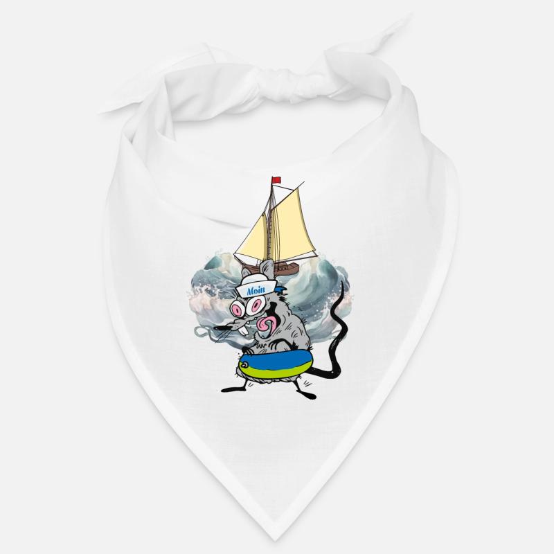 Rat Rats Sailing Ship Seafarers Sailors Ahoy Bandana