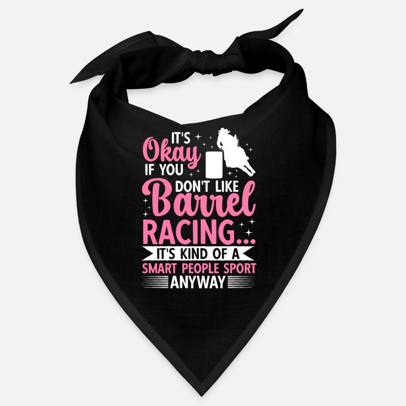 Cheval de course de barils de rodéo Bandana