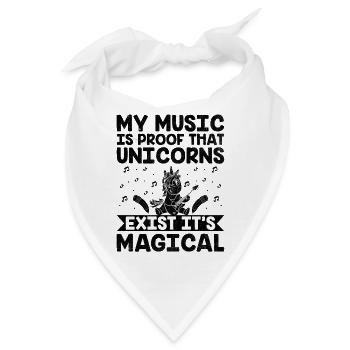 Musiker Songwriter Sänger Musiker Musik Musik Pr - Bandana - Weiß - Vorne