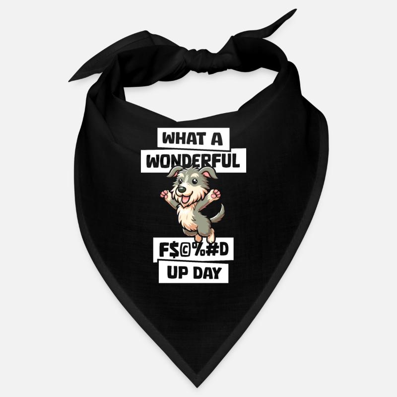 Irish Wolfhound Fucked Up Day Bandana
