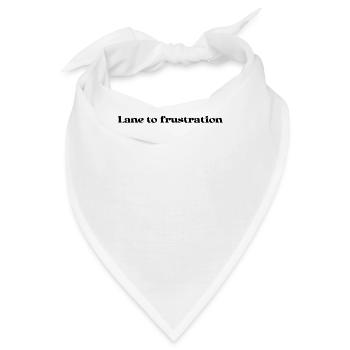 Bowling - Lane to frustration - Bandana - Weiß - Vorne