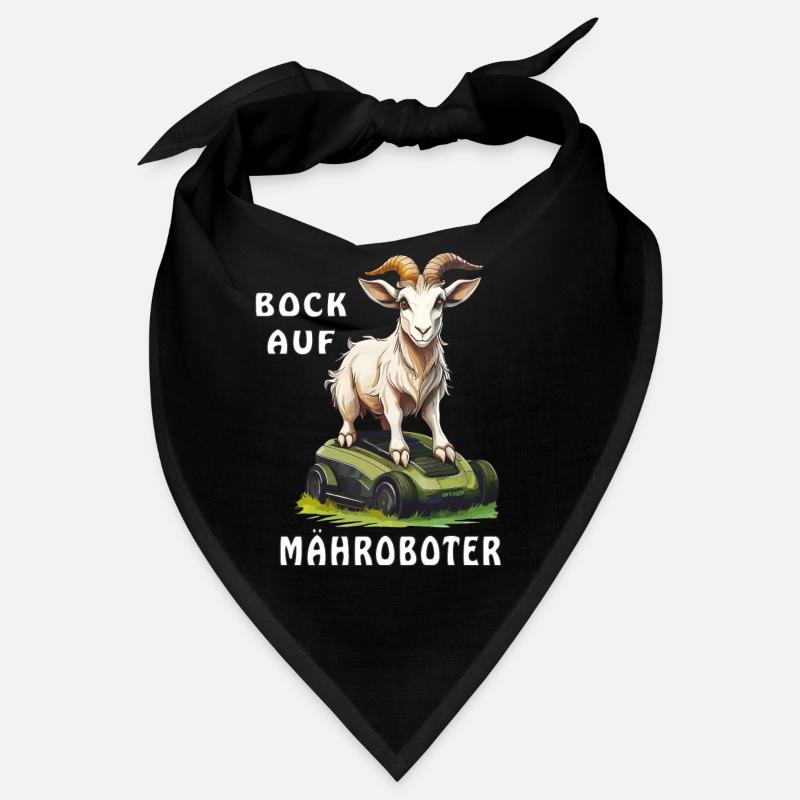 ZIEGE BOCK AUF MÄHROBOTER Bandana