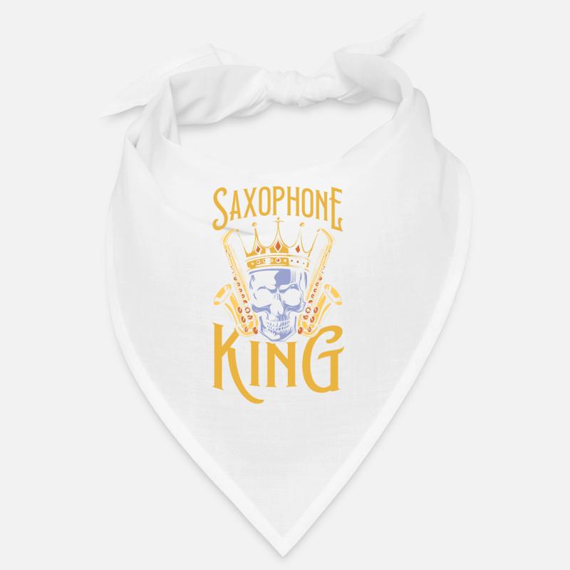 Saxophon Saxofon Schädel Saxophone King Bandana