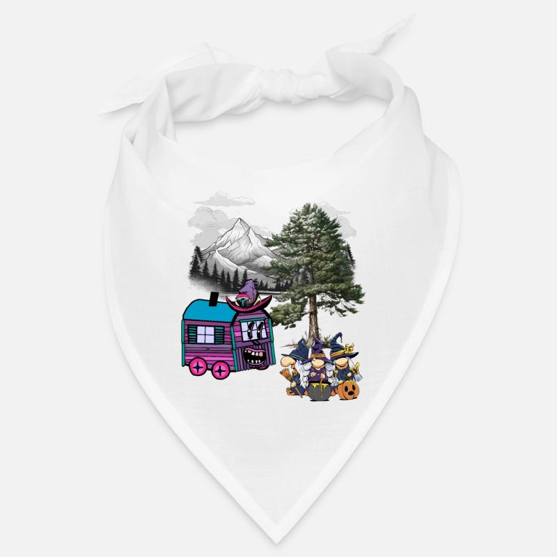 Witch Witches Halloween Construction Trailer Bandana