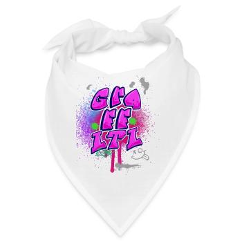 Graffiti Art - Trendy Grafitti Art Apparel - Bandana - Weiß - Vorne