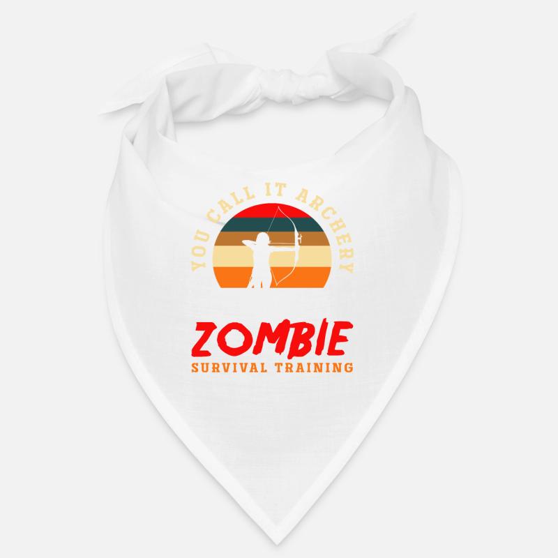 Bogen Retro Hobby Zombie Bogenschießen Bandana