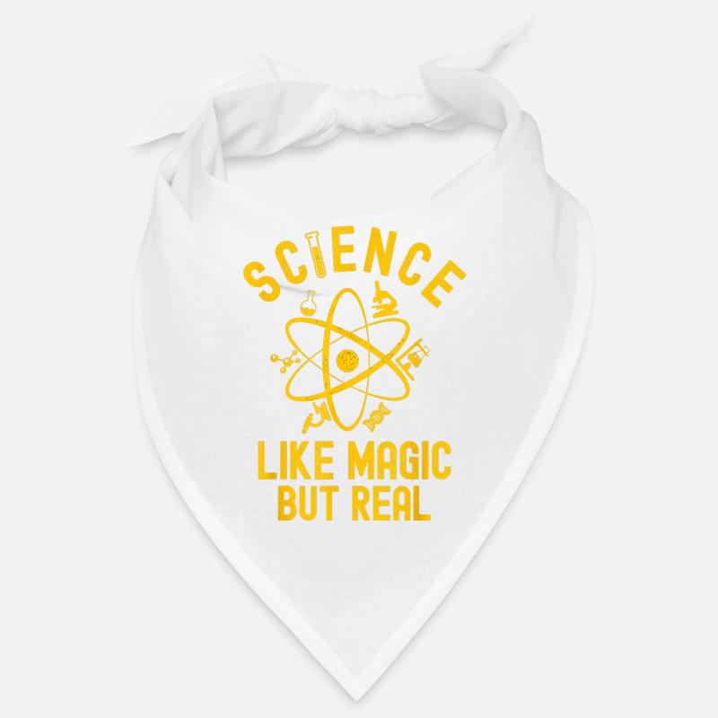 Science Like Magic But Real Funny Science Teacher Bandana